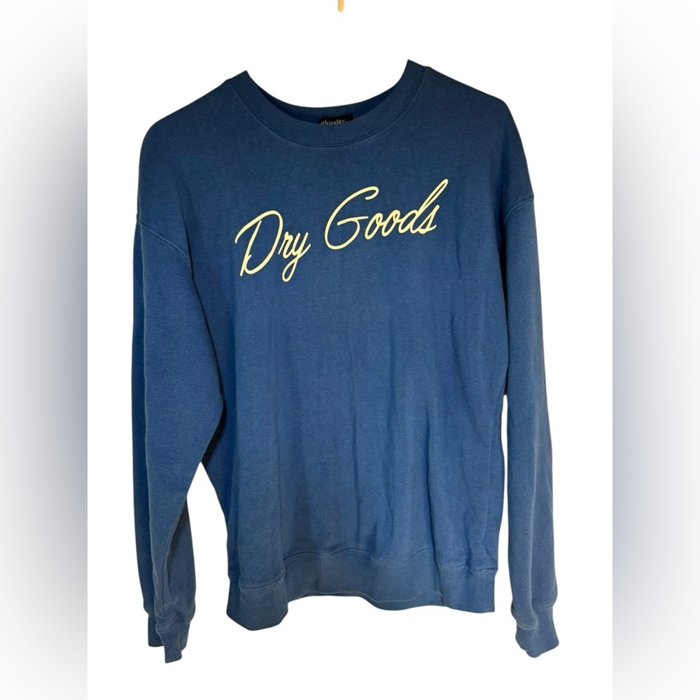 Dry Goods Blue Crew Neck Sweater